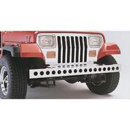 Rugged Ridge Front Bumper with Holes (Stainless Steel) - 11107.02